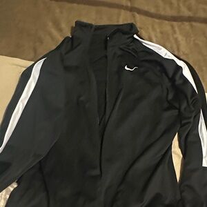 Nike Black and White Track Jacket